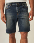 Men's Denim Shorts - Blue