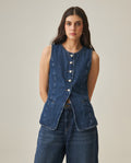 Women´s Denim Vest - Blue