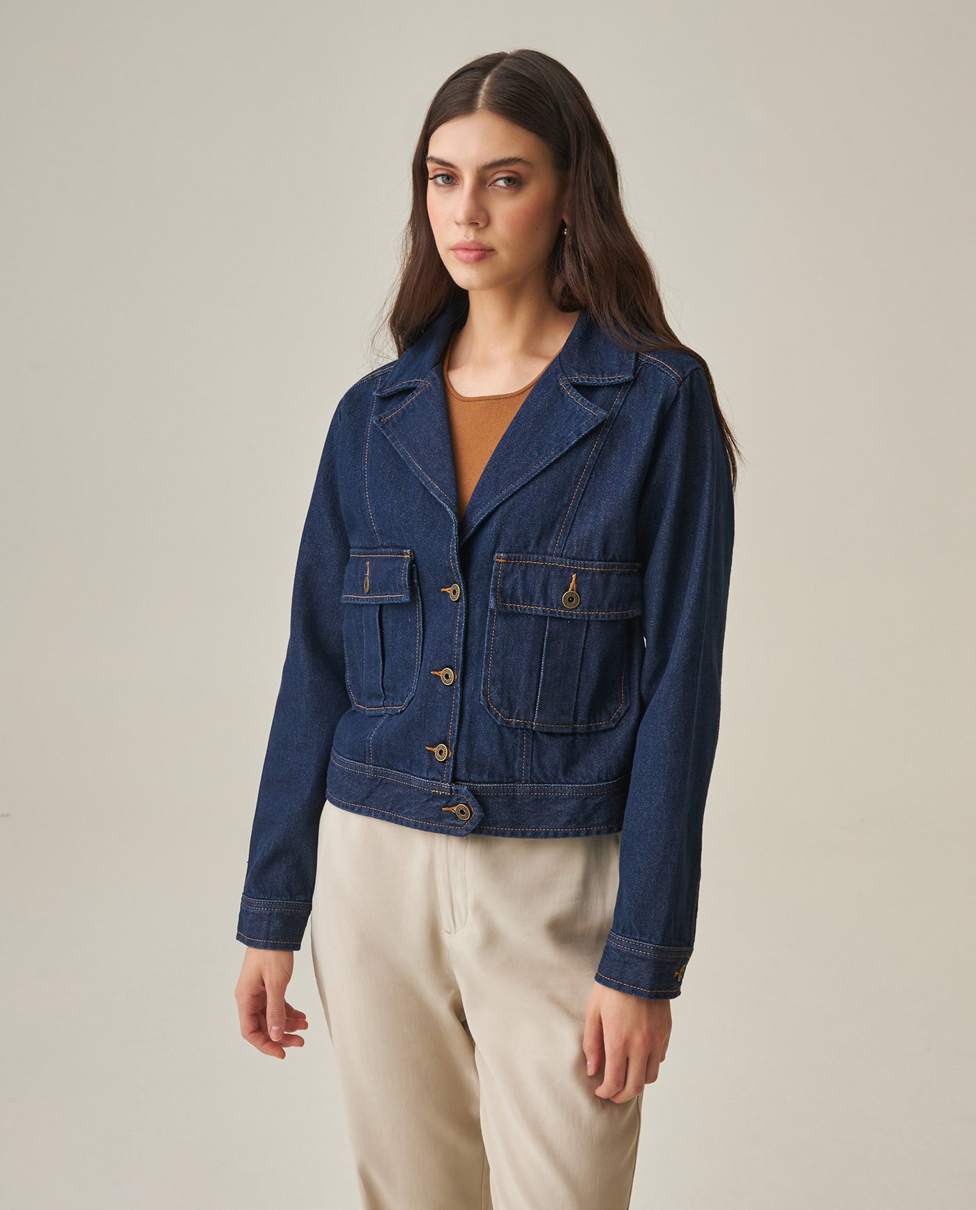 Women´s Denim Trucker Jacket - Blue 63_422H000_AZU194052_3