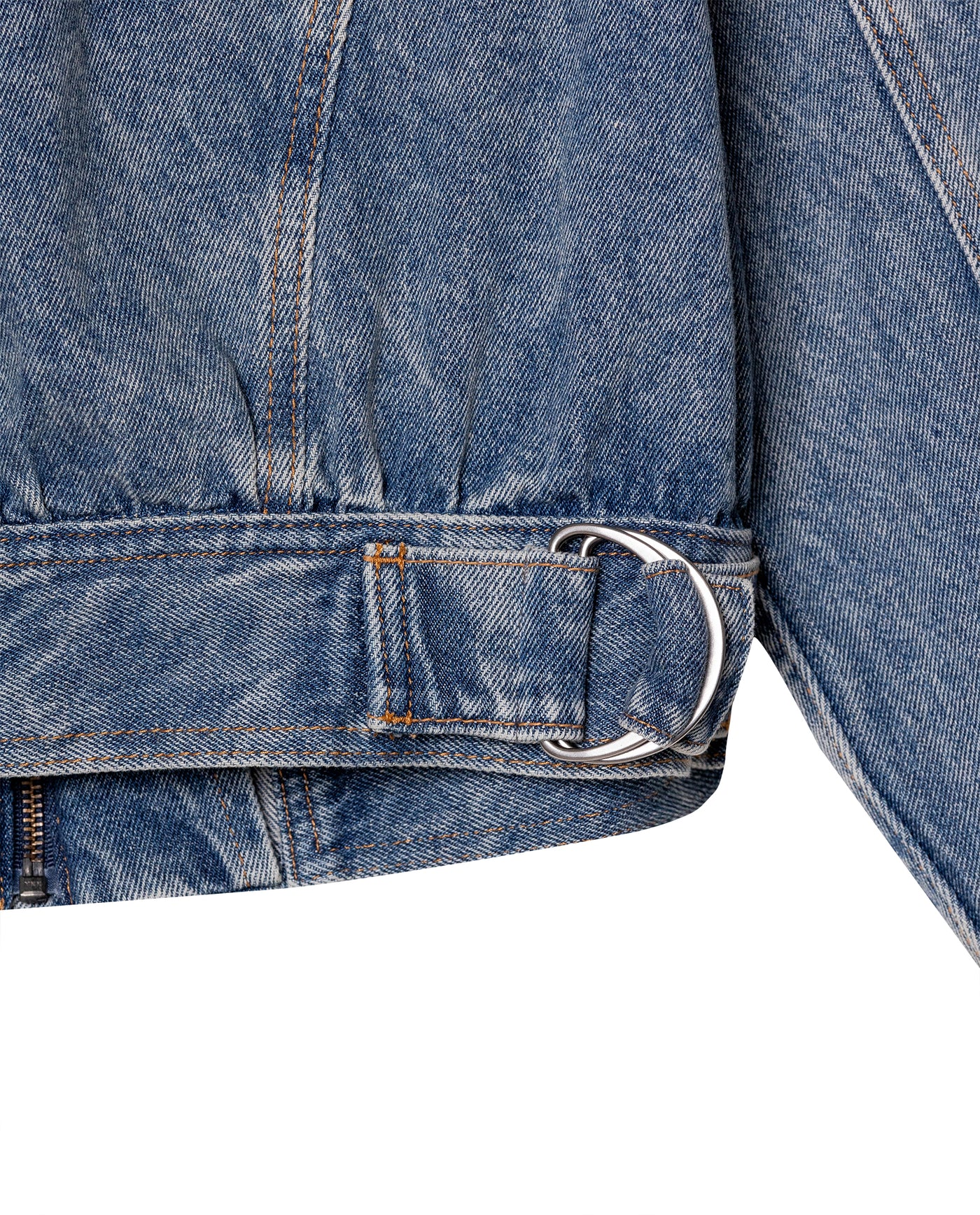 Womens Cropped Denim Jacket - Special Collection - Blue 63_422H200_AZU184140_8