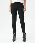 Women's Cosmo Jeans High-Rise Skinny Matte Black in Cotton-Polyester Blend