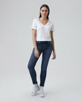 Women's High Rise Skinny Jeans - Blue