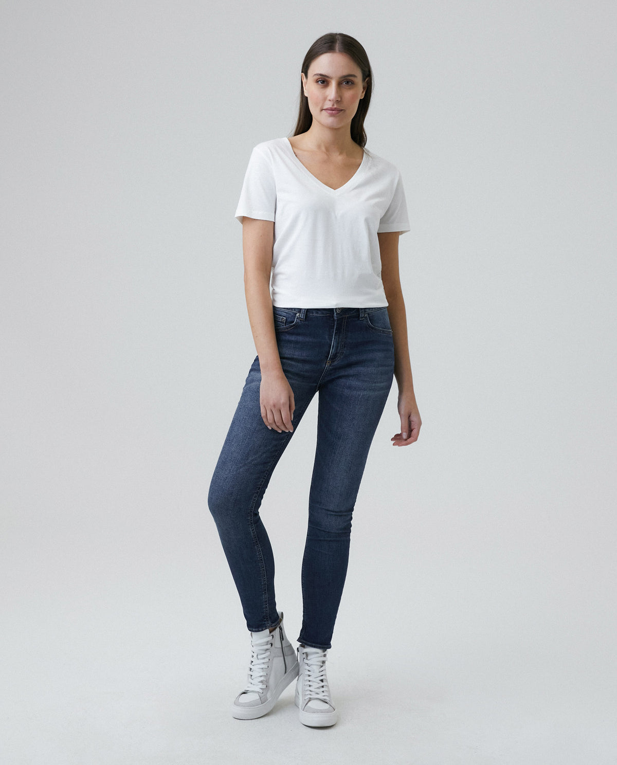 Women's High Rise Skinny Jeans - Blue 63_430E006_AZU184140_0