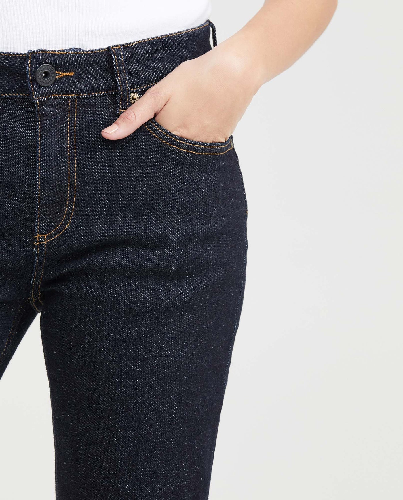 Women's Jeans, High Rise, Skinny Boot - Ultra Dark Blue 431G018 - 2