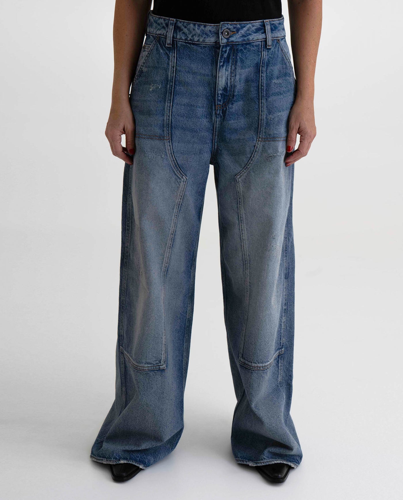 Women's Cotton Denim - Blue 431G146 - 1