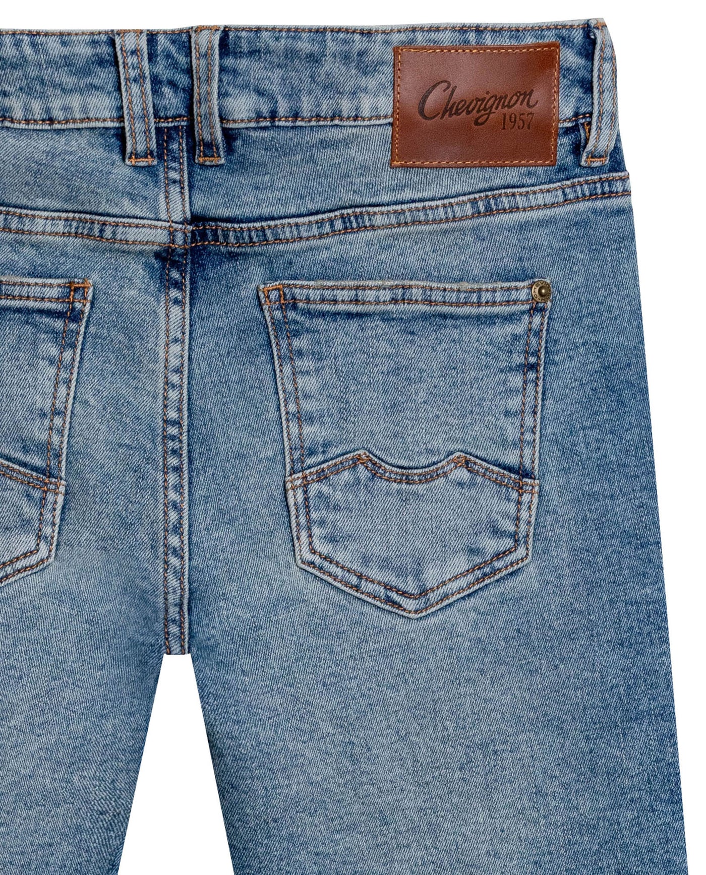 Womens Jeans Skinny Fit Low Rise Cotton Elastane Medium Wash Powdered Effect - Blue 63_431H003_AZU184140_6