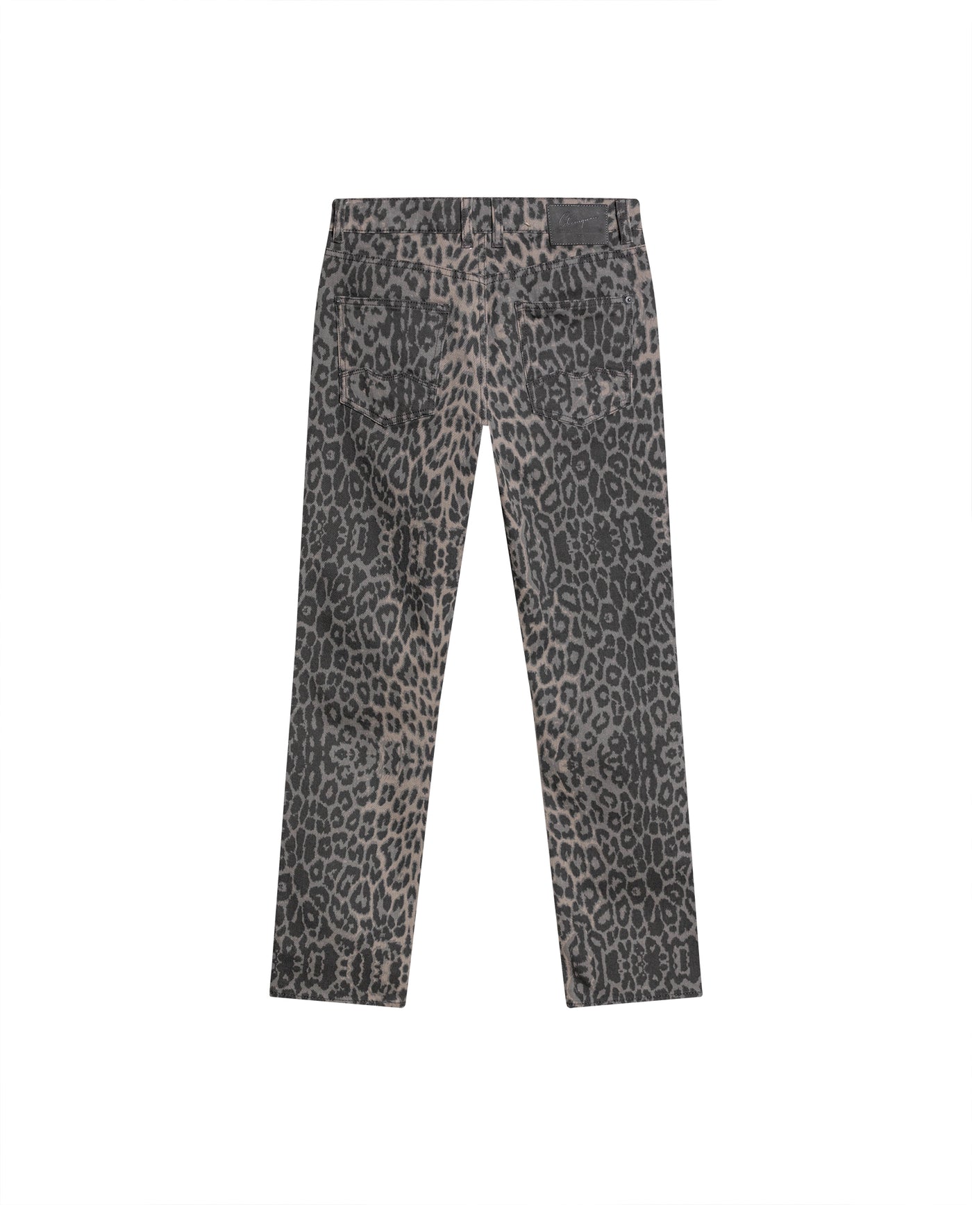 Womens Jeans Special Fit Straight Relaxed Super High Rise Cotton Comfort Classic Wash Animal Print Total - Mothers - Brown 63_431H134_CAF181018_5