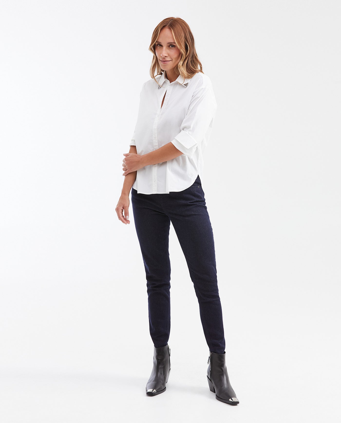 Women's Jeans, High Rise Slim Boot - Ultra Dark Blue 432G009 - 2