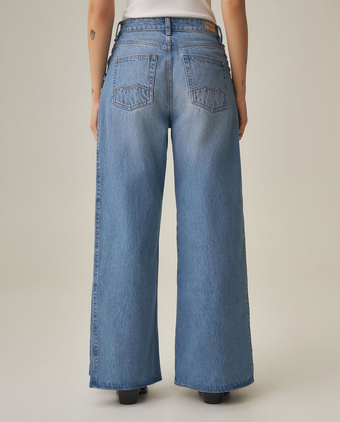 Women´s Wide Leg Jeans - Blue 63_432H025_AZU184140_6