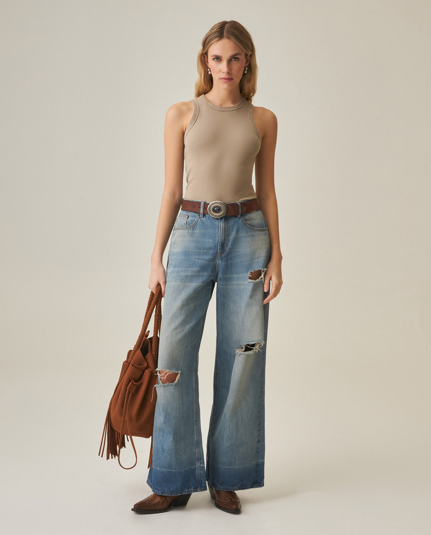 Women´s Heritage Wide Leg Jeans - Blue 63_432H454_AZU154020_0