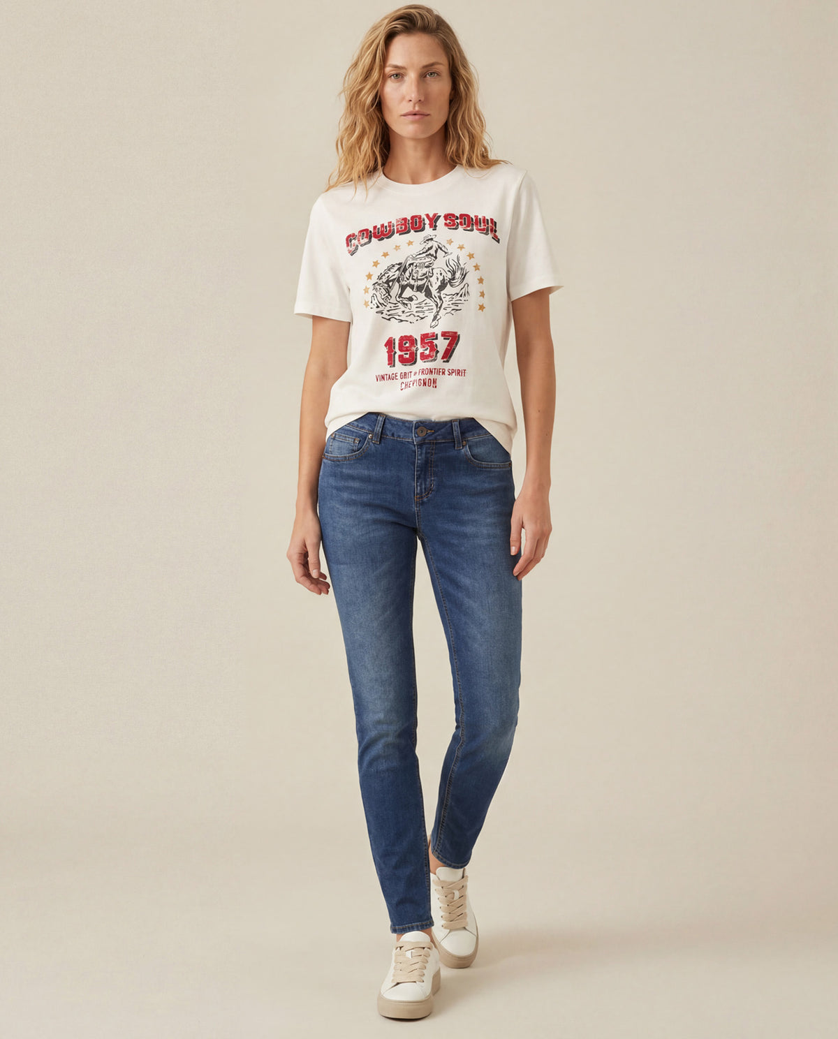 Women´s High-Rise Jeans - Blue 63_435H000_AZU194052_4