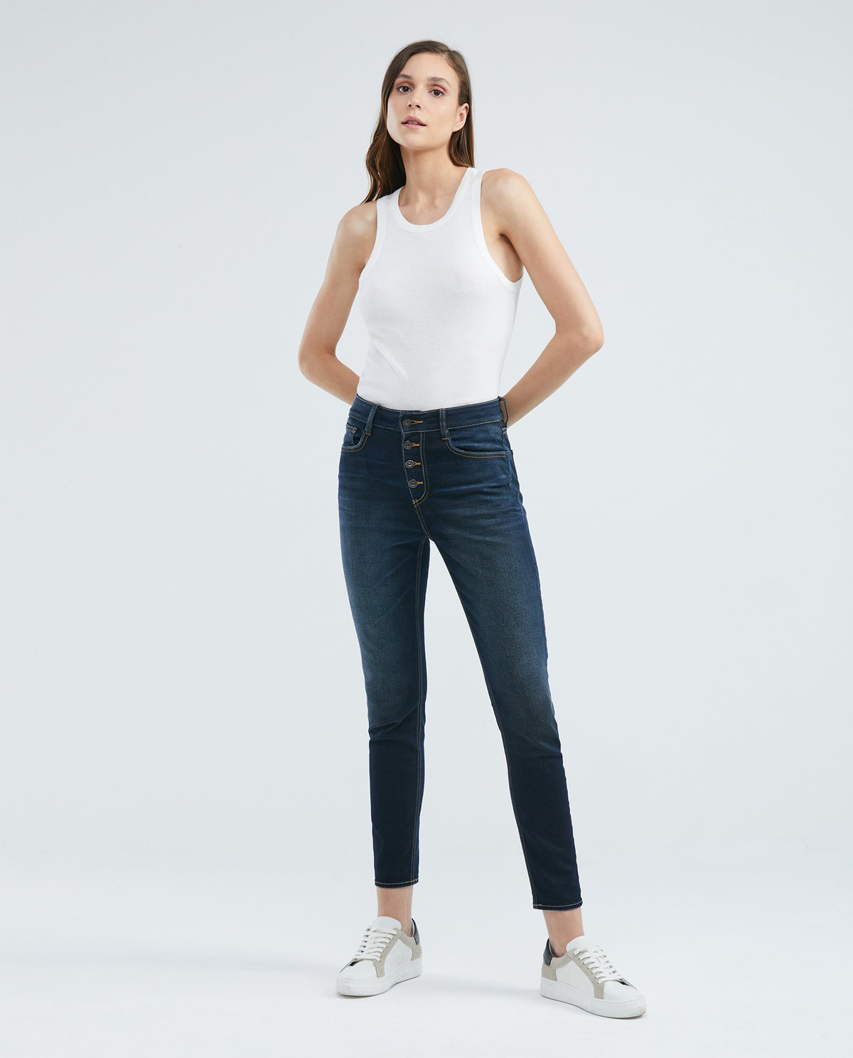 Women´s High-Rise Jeans - Blue 63_439E024_AZU194052_3