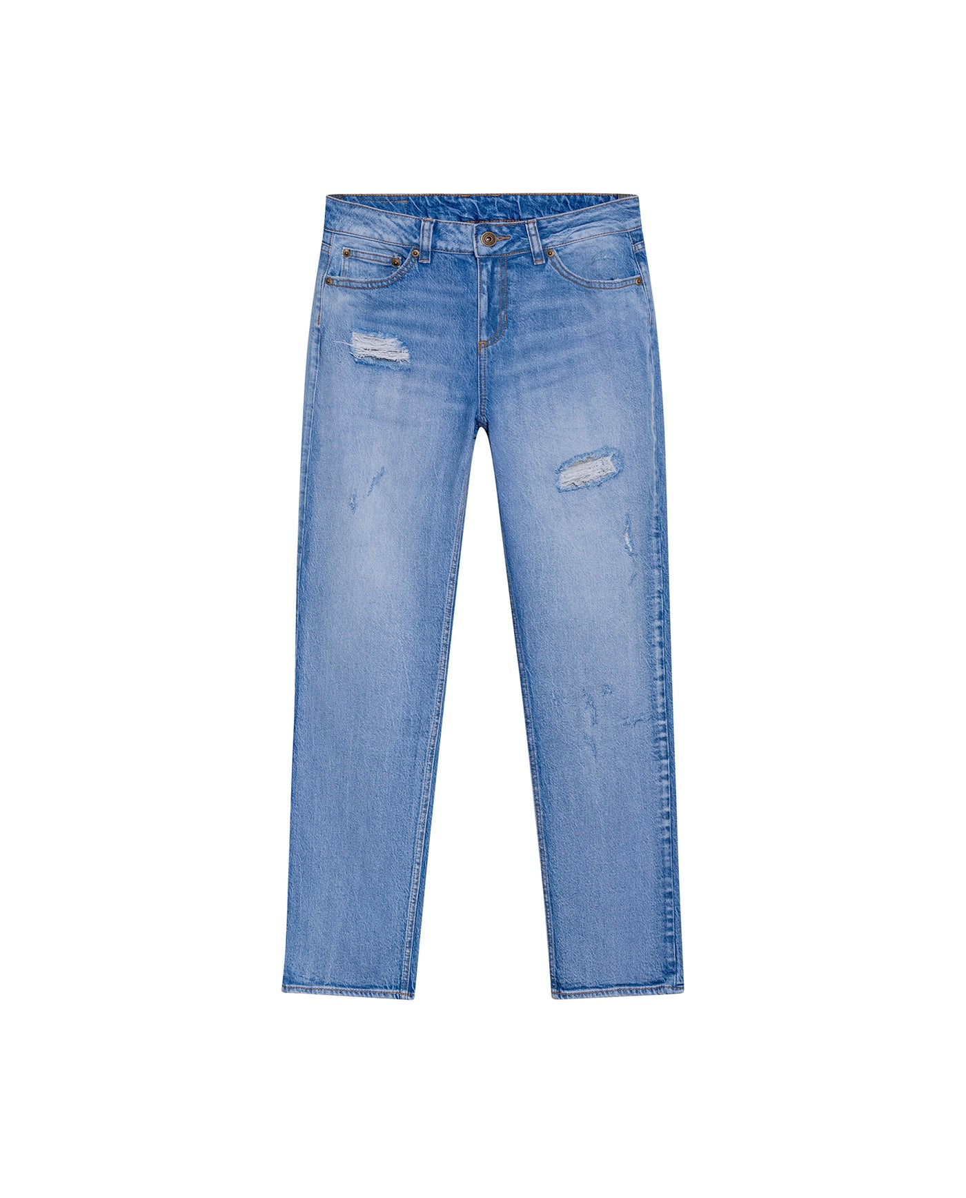 Women's Rusty Low Rise Medium Wash Jeans in Cotton Stretch Blend, Moorings 439G003 - 2