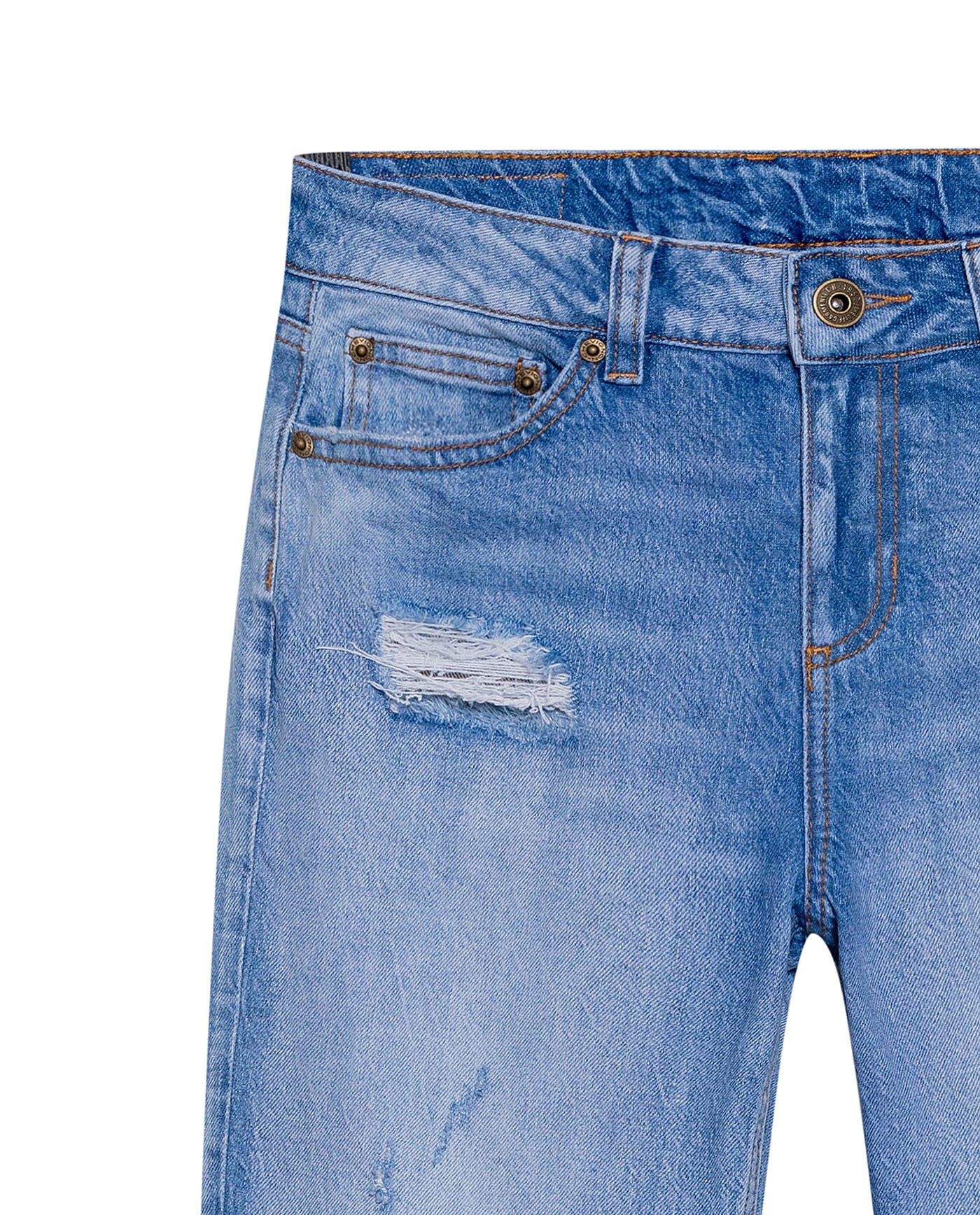 Women's Rusty Low Rise Medium Wash Jeans in Cotton Stretch Blend, Moorings 439G003 - 7