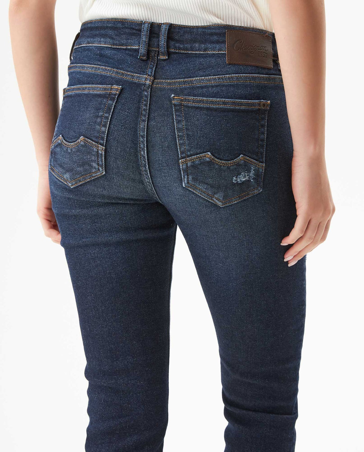 Women's Rusty Low Rise Dark Wash Jeans in Recycled Cotton Blend Waypoint 63_439G006_AZU194052_7