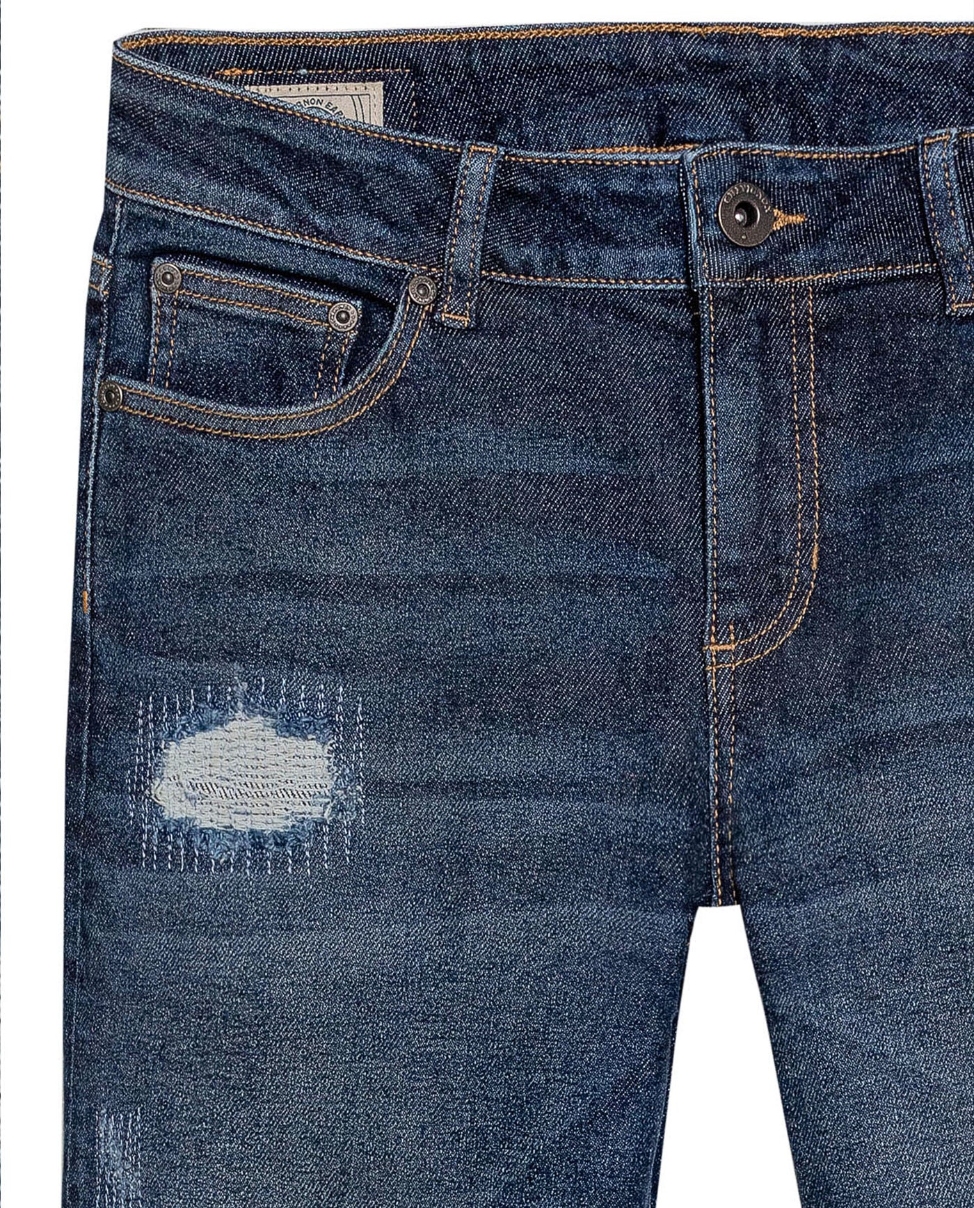 Women's Rusty Low Rise Dark Wash Jeans in Recycled Cotton Blend Waypoint 63_439G006_AZU194052_8