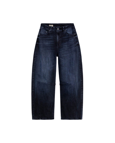 Women's Cosmo High Rise Dark Wash Jeans in Recycled Cotton Blend, Maritime 439G011 - 2