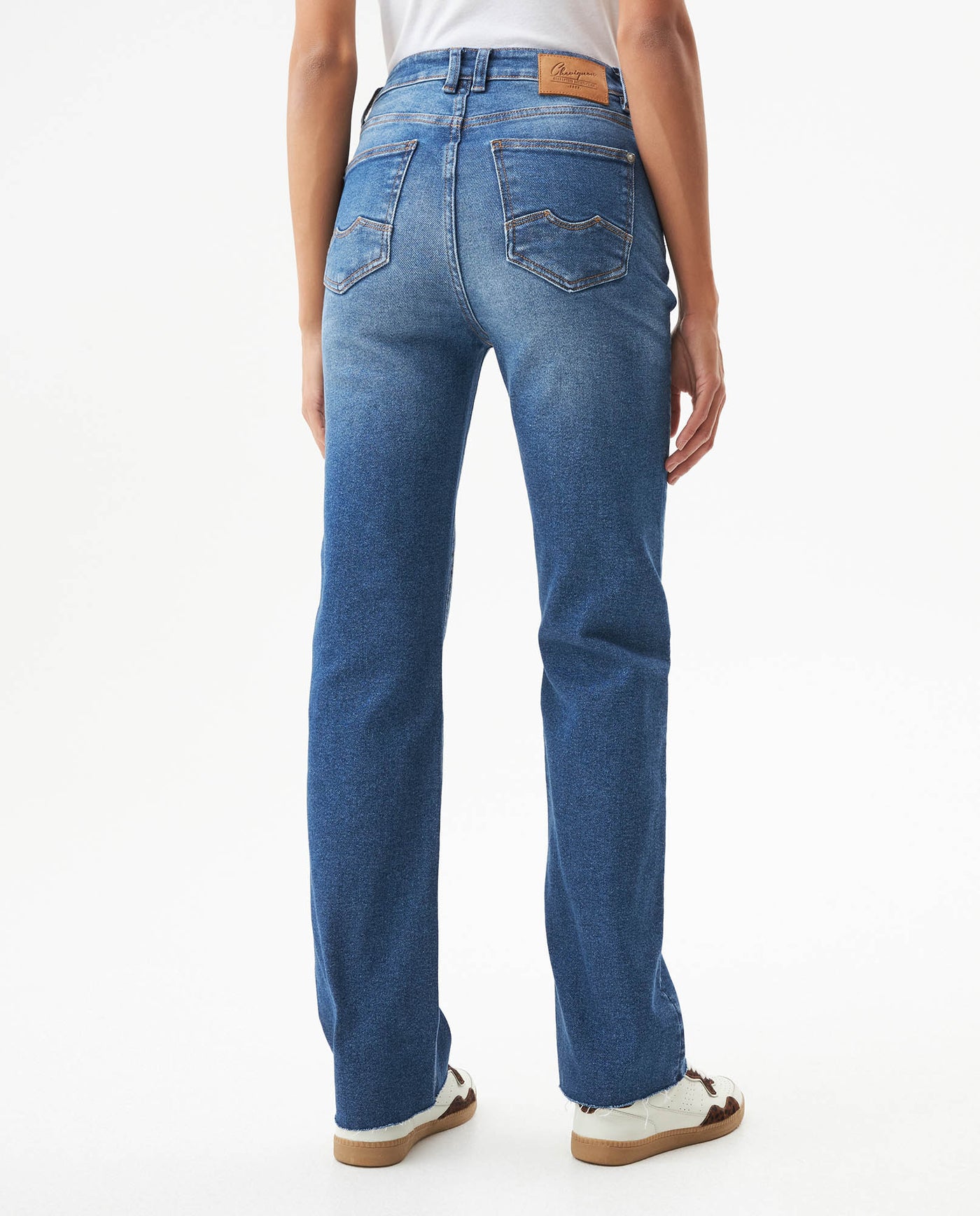 Women's Cosmo High Rise Medium Wash Jeans in Recycled Cotton Blend, Expedition 439G021 - 5