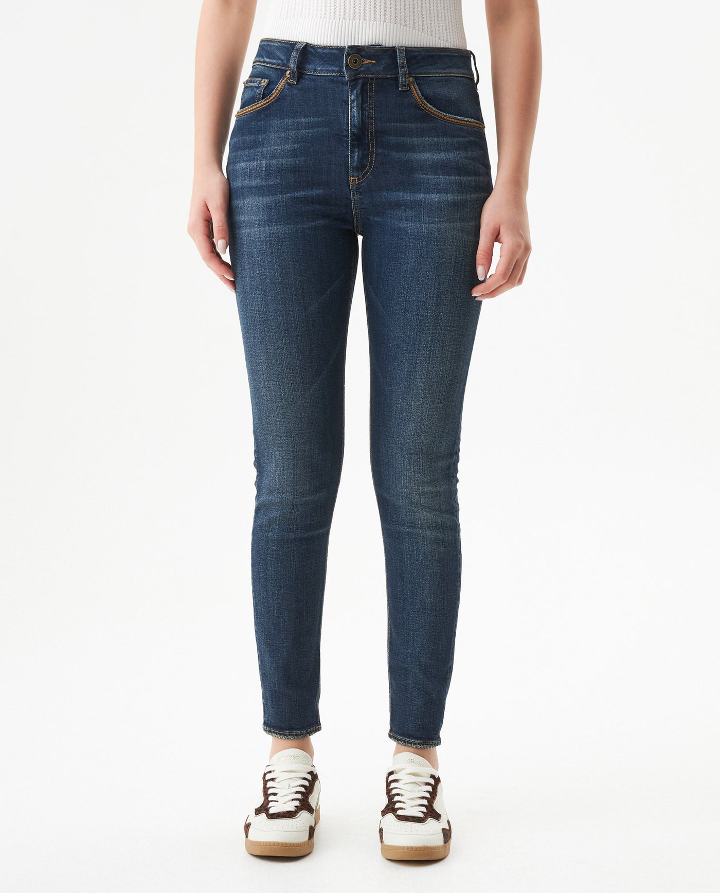 Women's Jeans, Cosmo High Rise - Blue 439G024 - 2