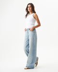 Women's Jeans Wide Leg Fit - Light Blue