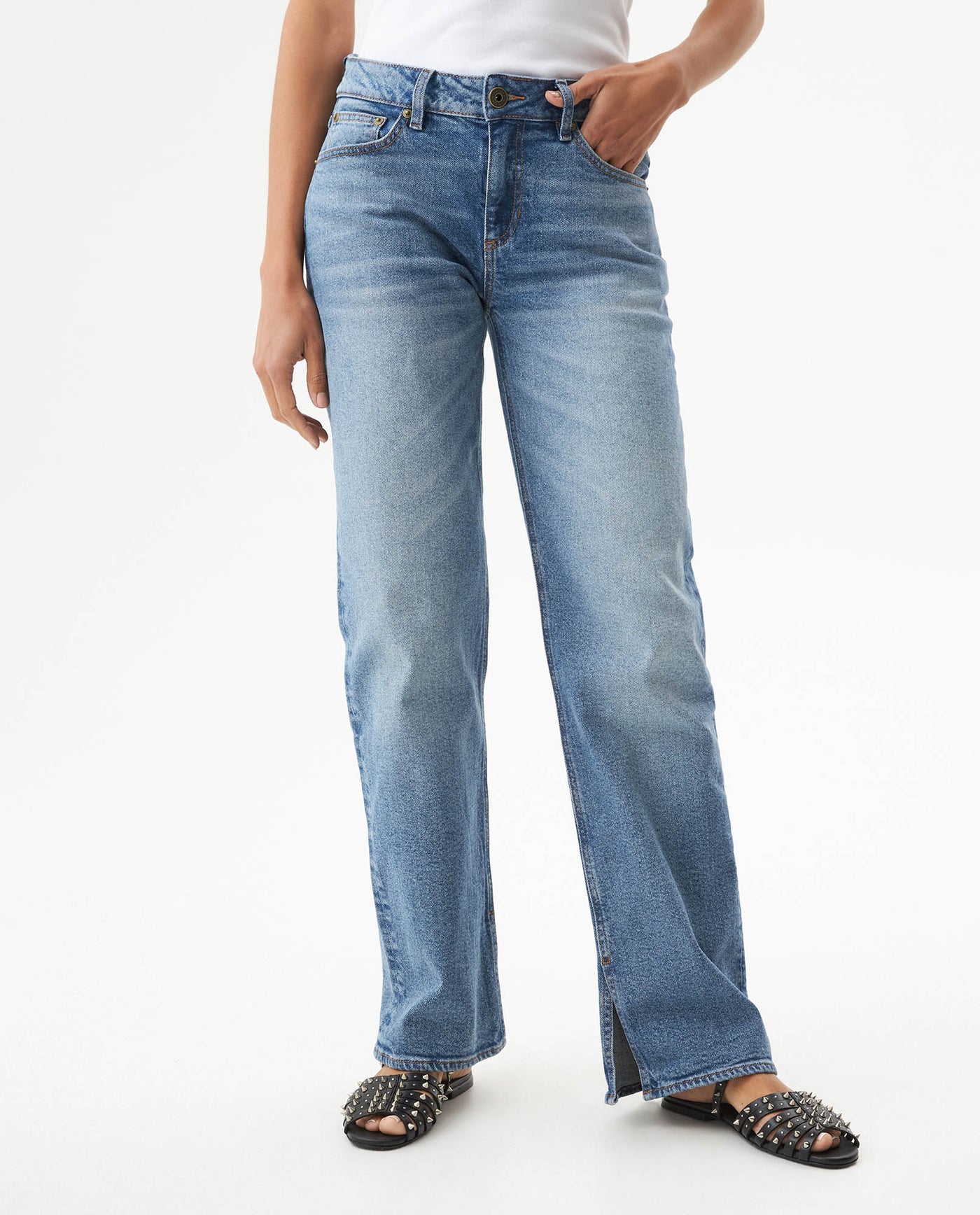 Jean Cosmo High Rise for Women - Blue 439G044 - 2