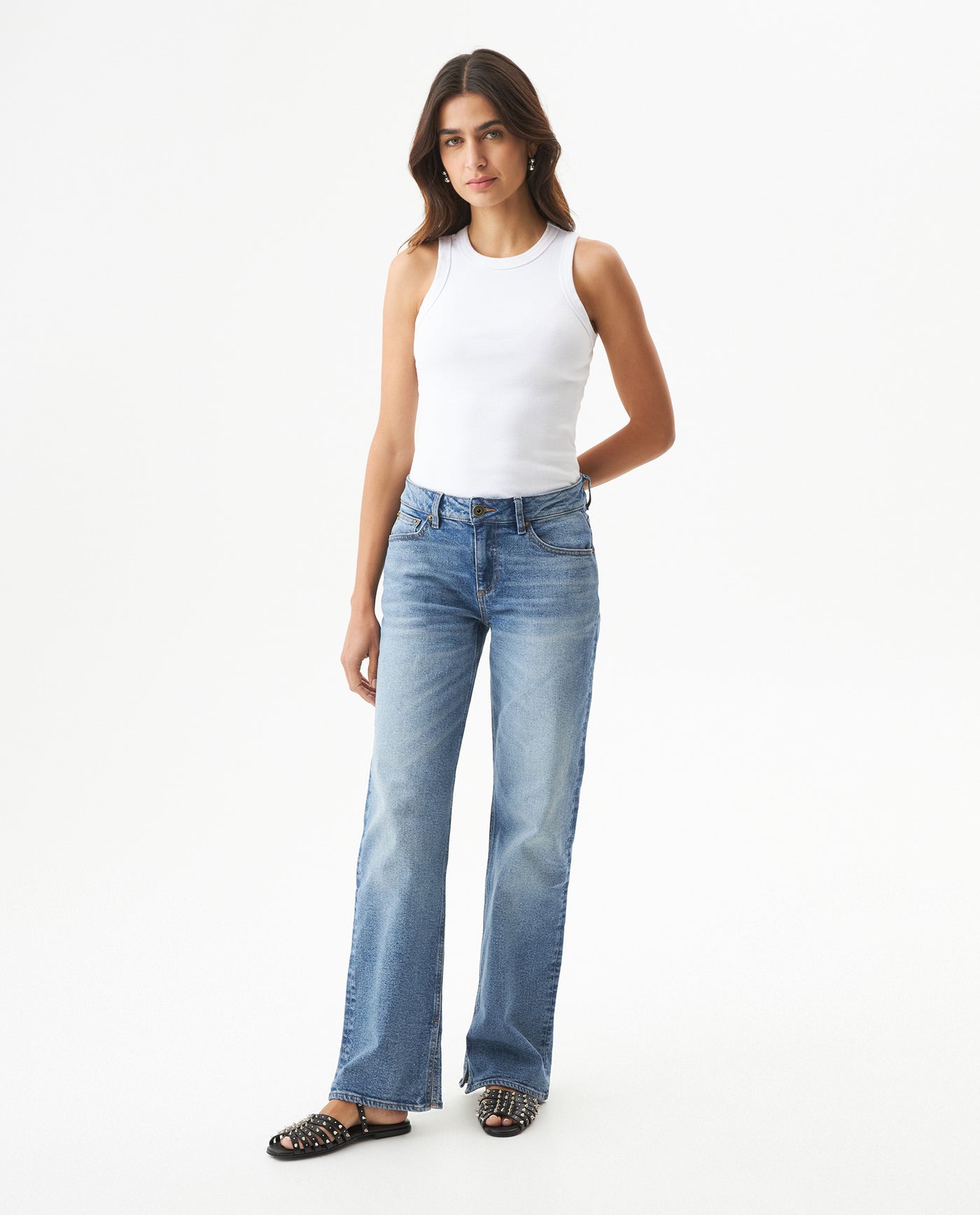 Jean Cosmo High Rise for Women - Blue 439G044 - 3