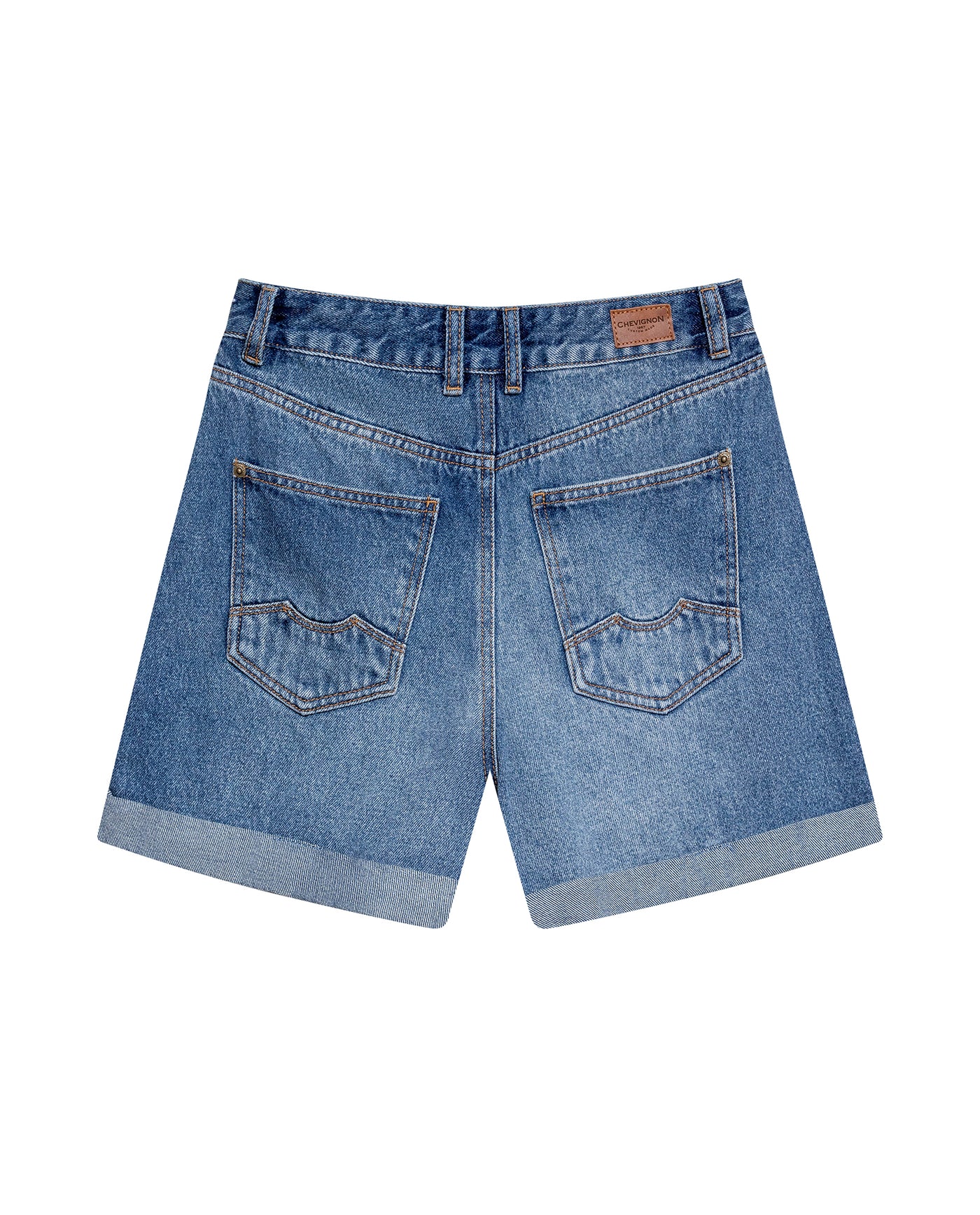 Women´s Denim Shorts - Blue 63_452H001_AZU184140_8
