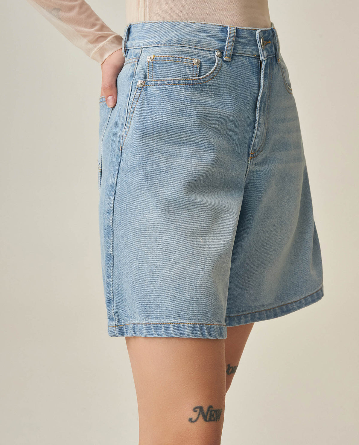 Women´s Denim Shorts - Blue 63_452H002_AZU154020_5