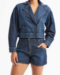 Women's Denim Shorts High Rise - Blue