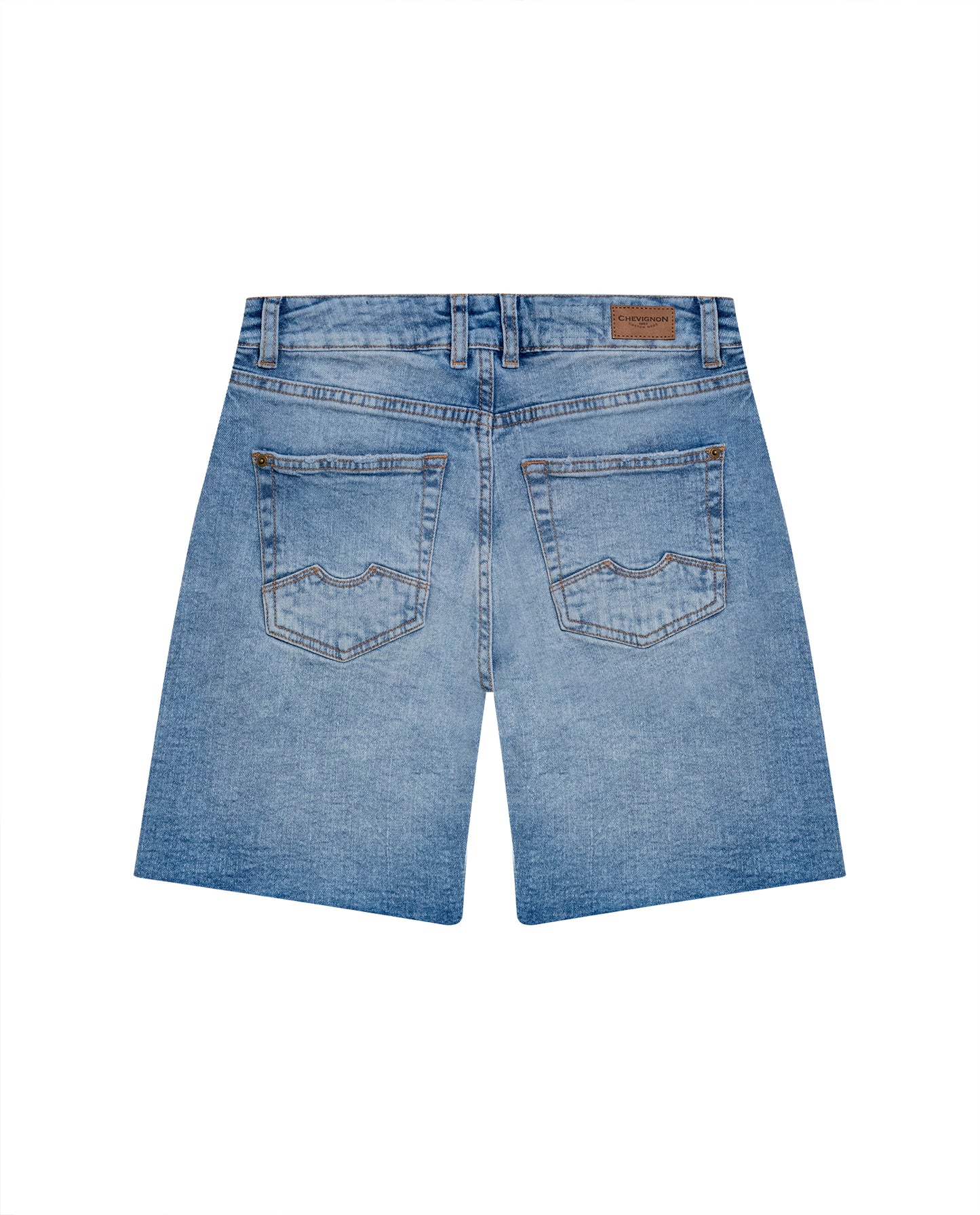 Women's High Rise Denim Shorts - Blue - 7
