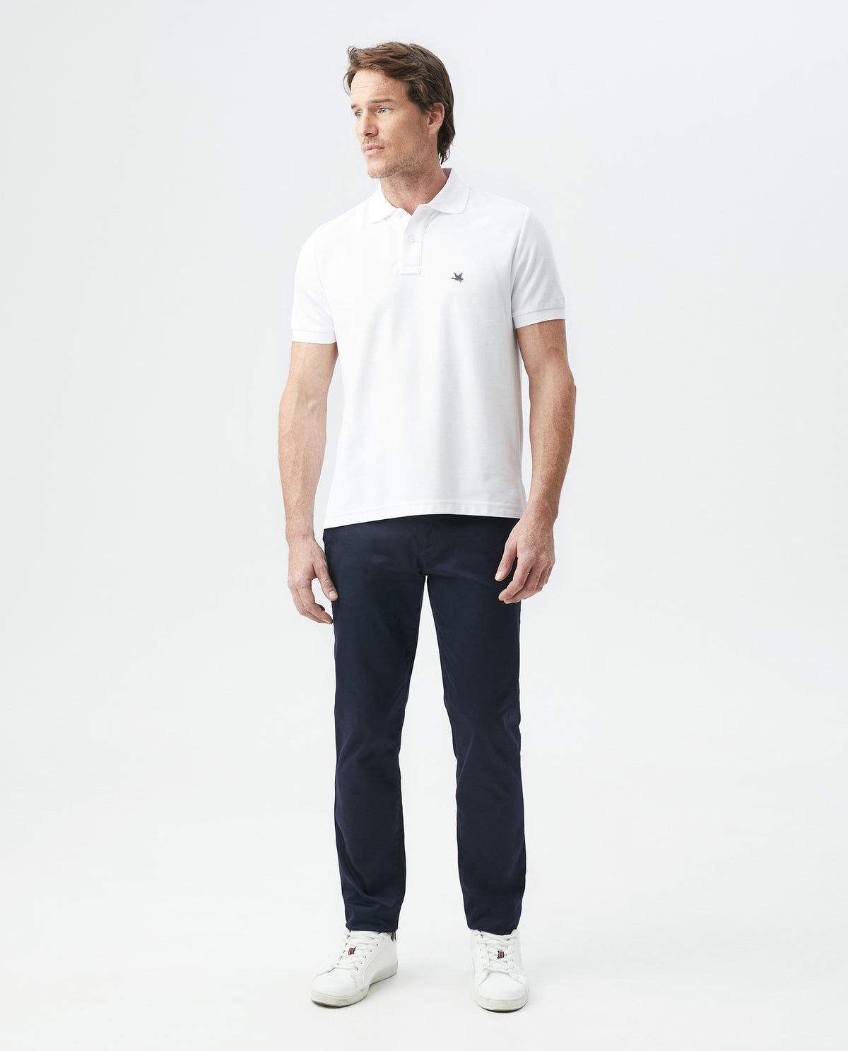Muscle Polo Shirt Slim Fit - White 63_600A000_BLA114001_3