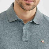 SLIM ICONIC POLO IN MARBLE GREEN