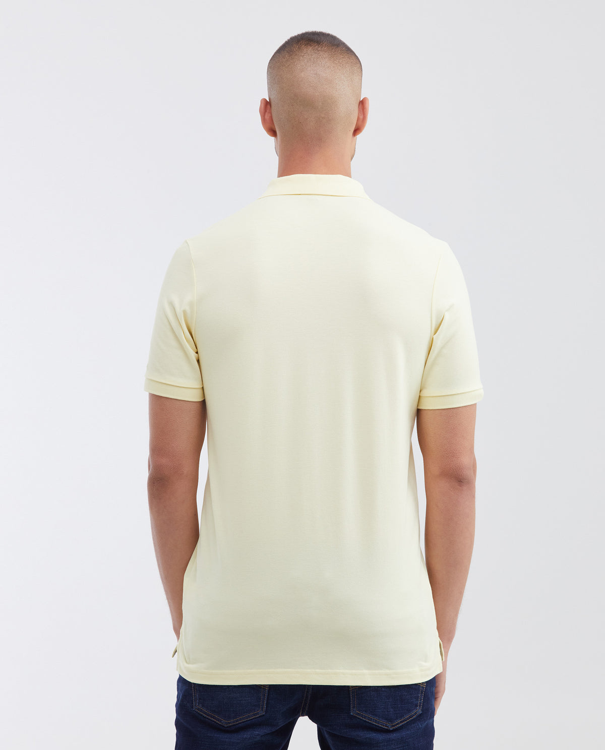 Men´s Slim Fit Polo - Yellow 63_601G001_AMA120717_7