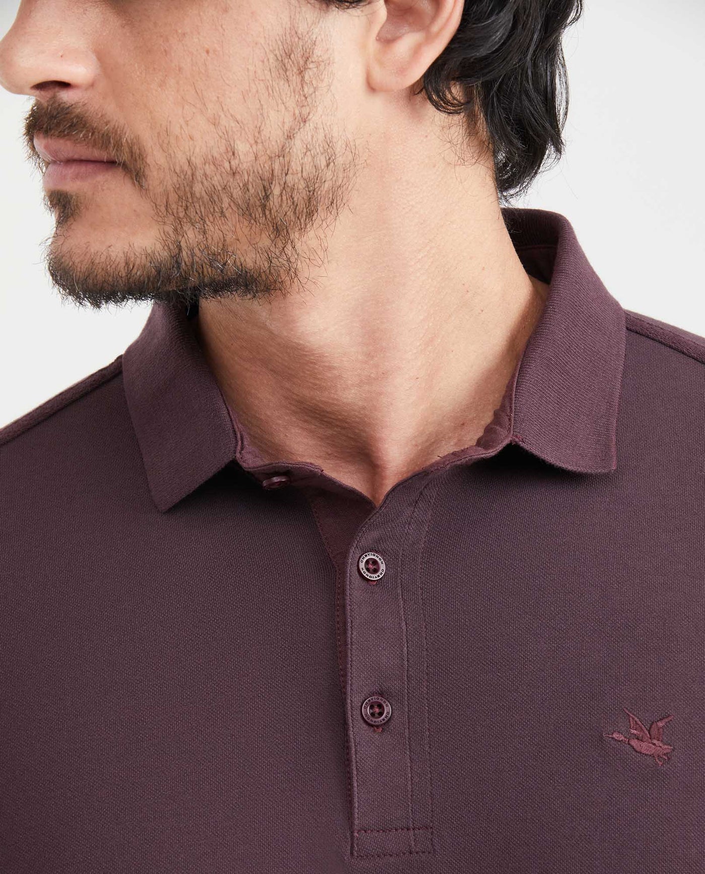 Men's Regular Fit Polo in Cotton Stretch Blend - 2