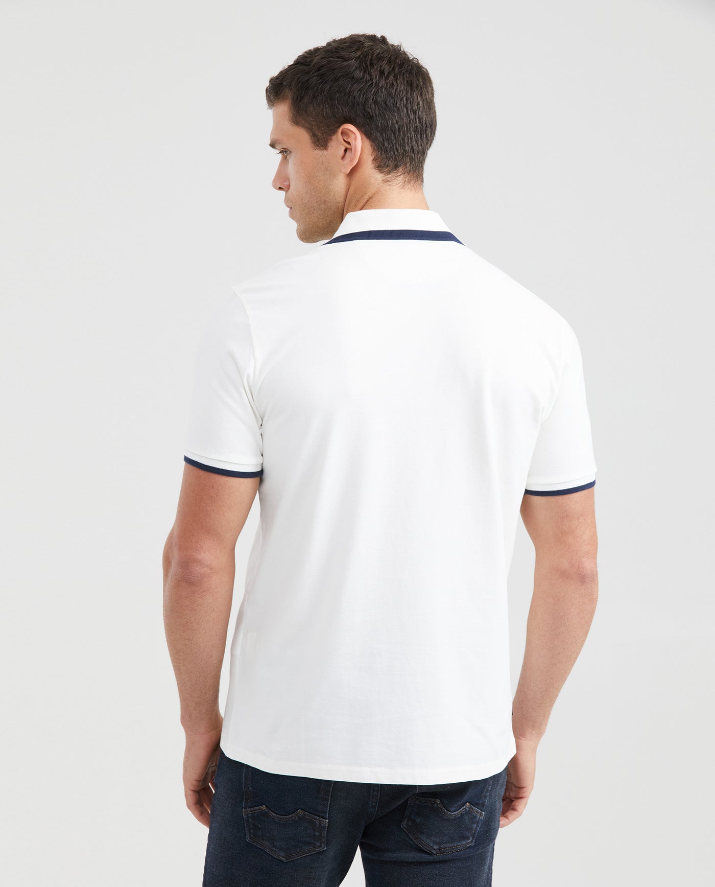 Men's Slim Fit Polo Shirt - Raw 601G019 - 4
