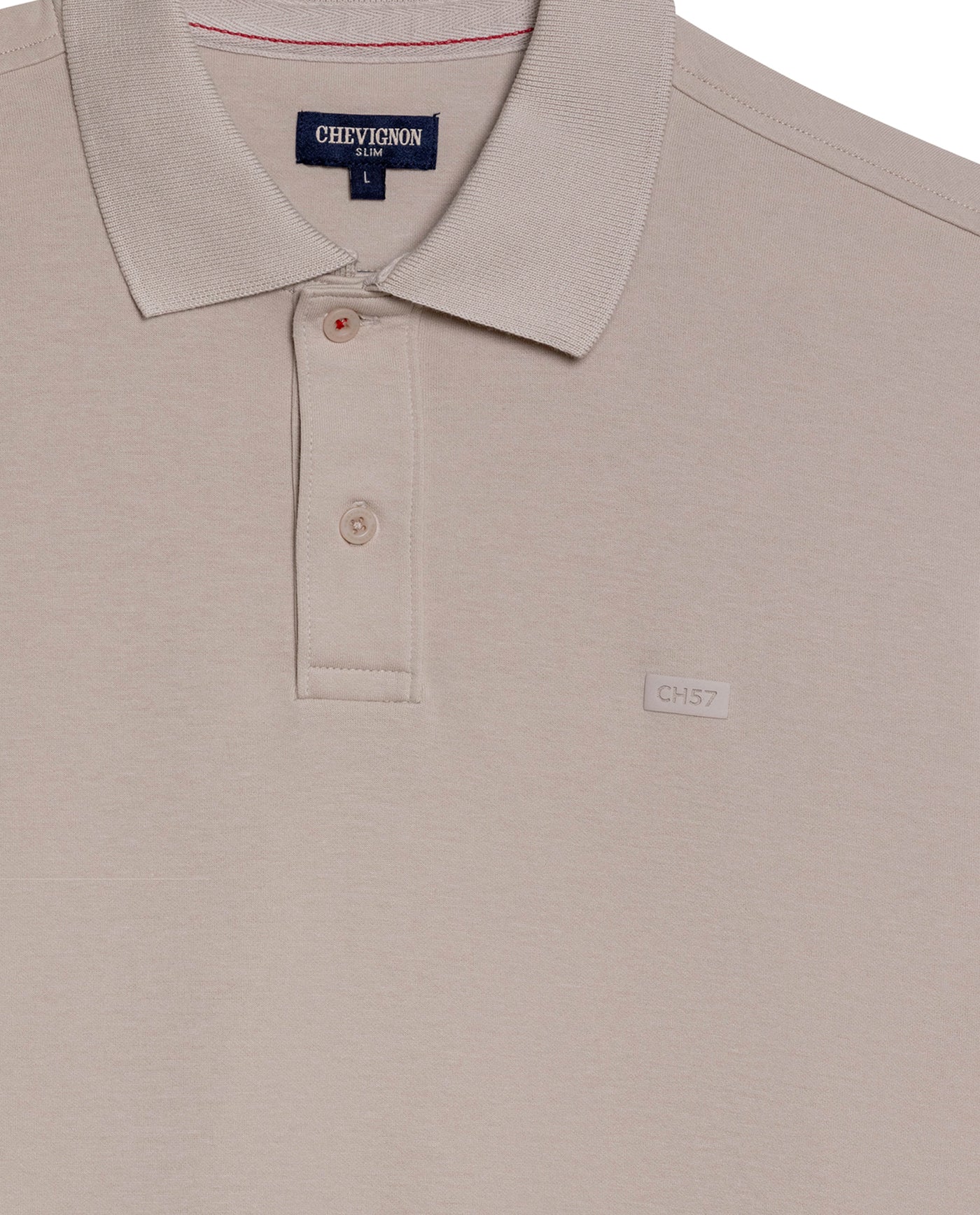 Mens Polo Shirt Slim Fit Short Sleeve Sanforized Cotton Polyester Distinctive Chest Print - Raw 63_601H006_CRU154502_8