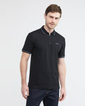 Men's Slim Fit Polo Zipper Placket 100% Cotton