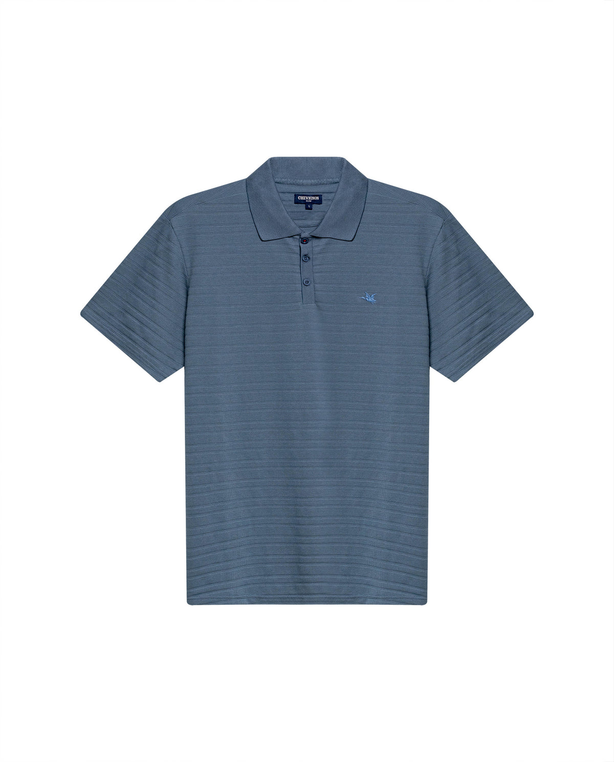 Men's Slim Fit Polo Shirt - Blue 63_602H007_AZU184214_4