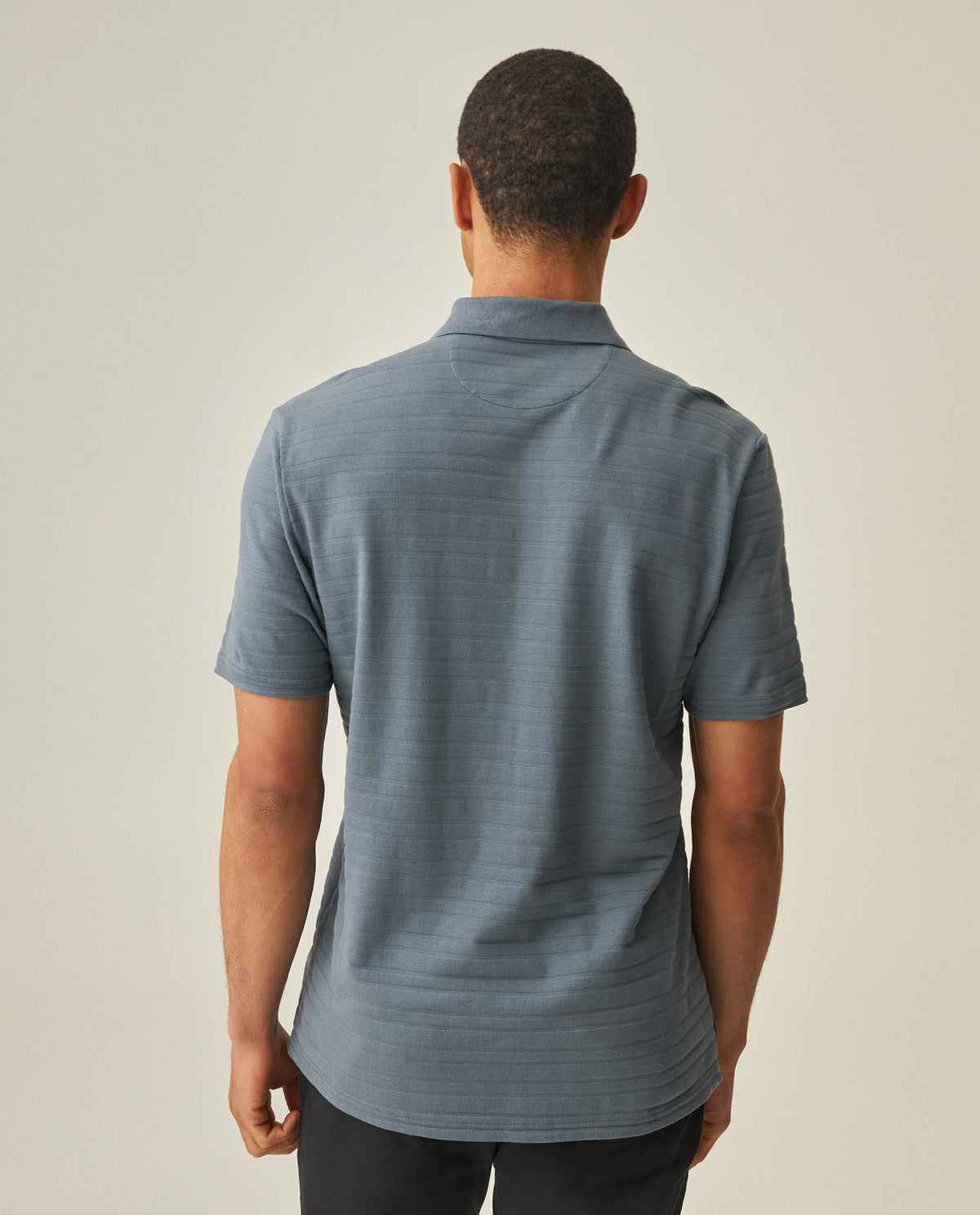 Men's Slim Fit Polo Shirt - Blue 63_602H007_AZU184214_6