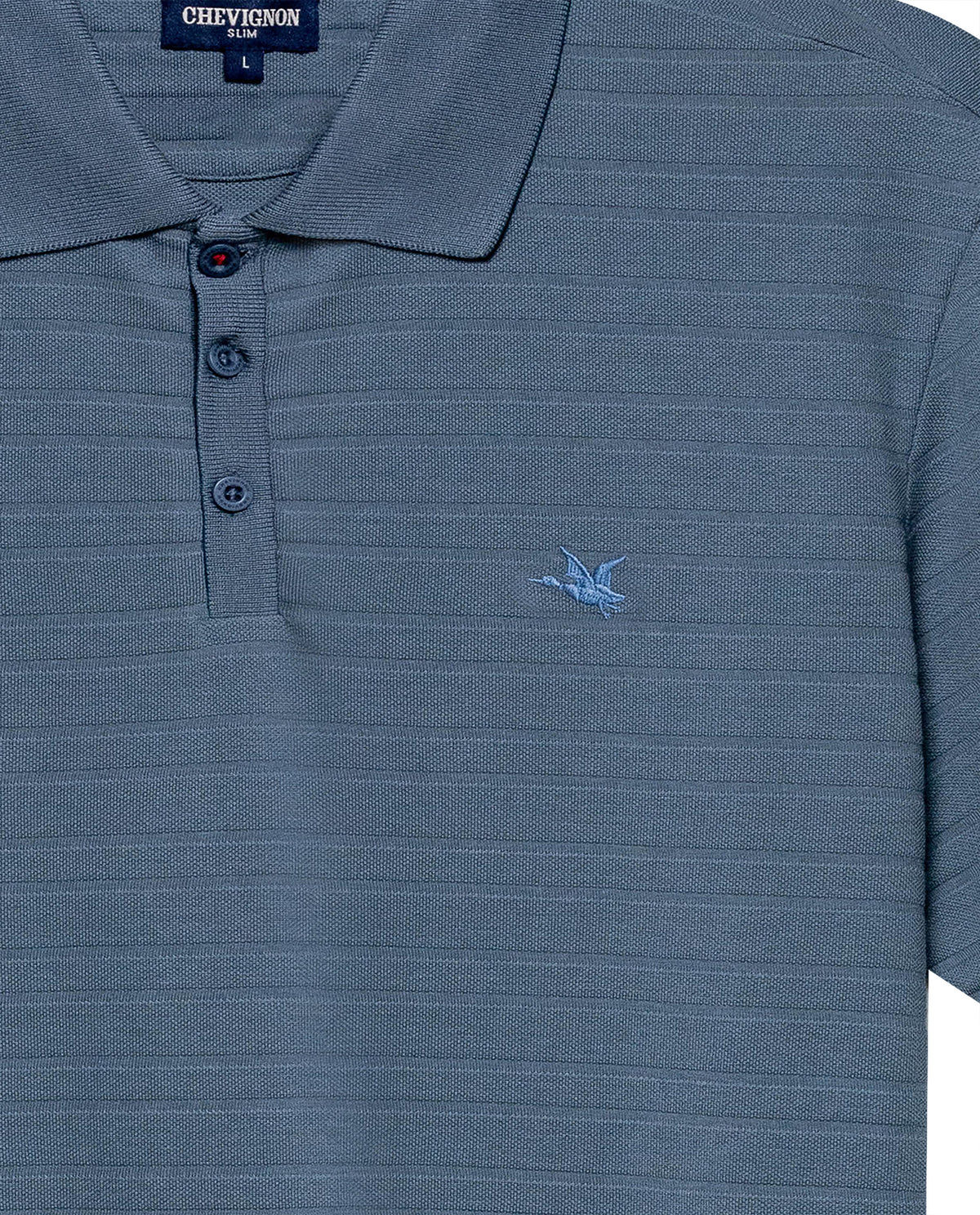 Men's Slim Fit Polo Shirt - Blue 63_602H007_AZU184214_8