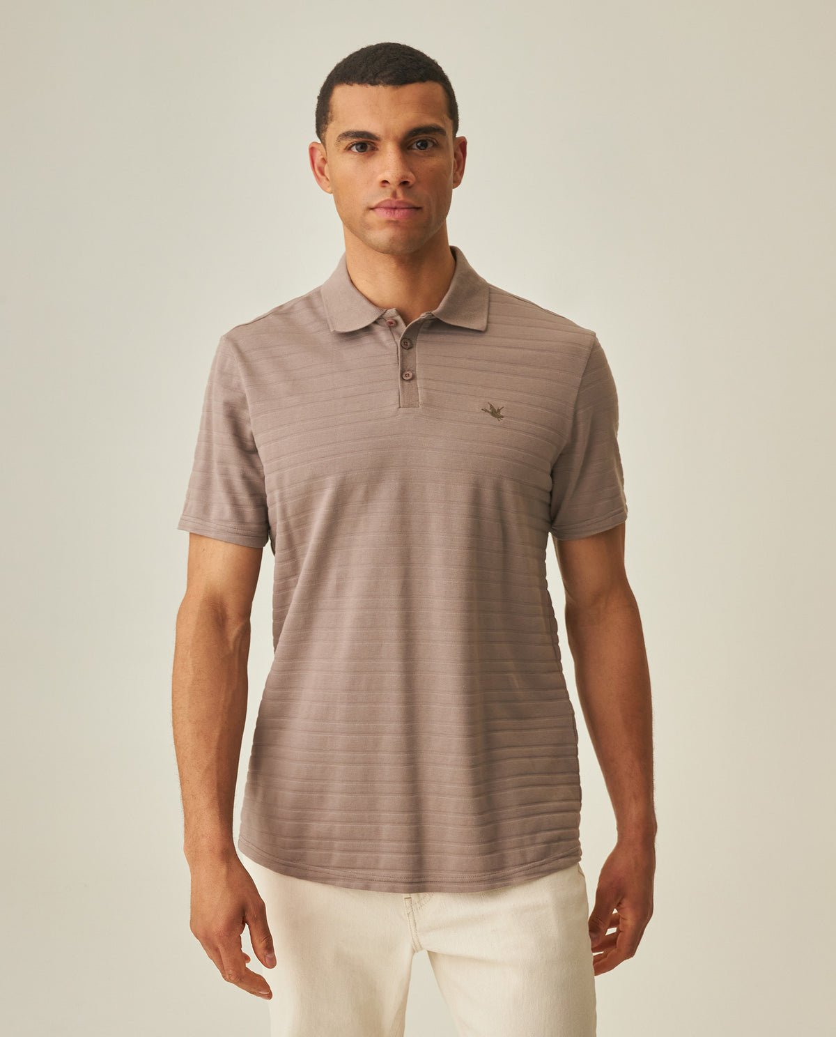 Men's Slim Fit Polo Shirt - Gray 63_602H007_GRI181210_3