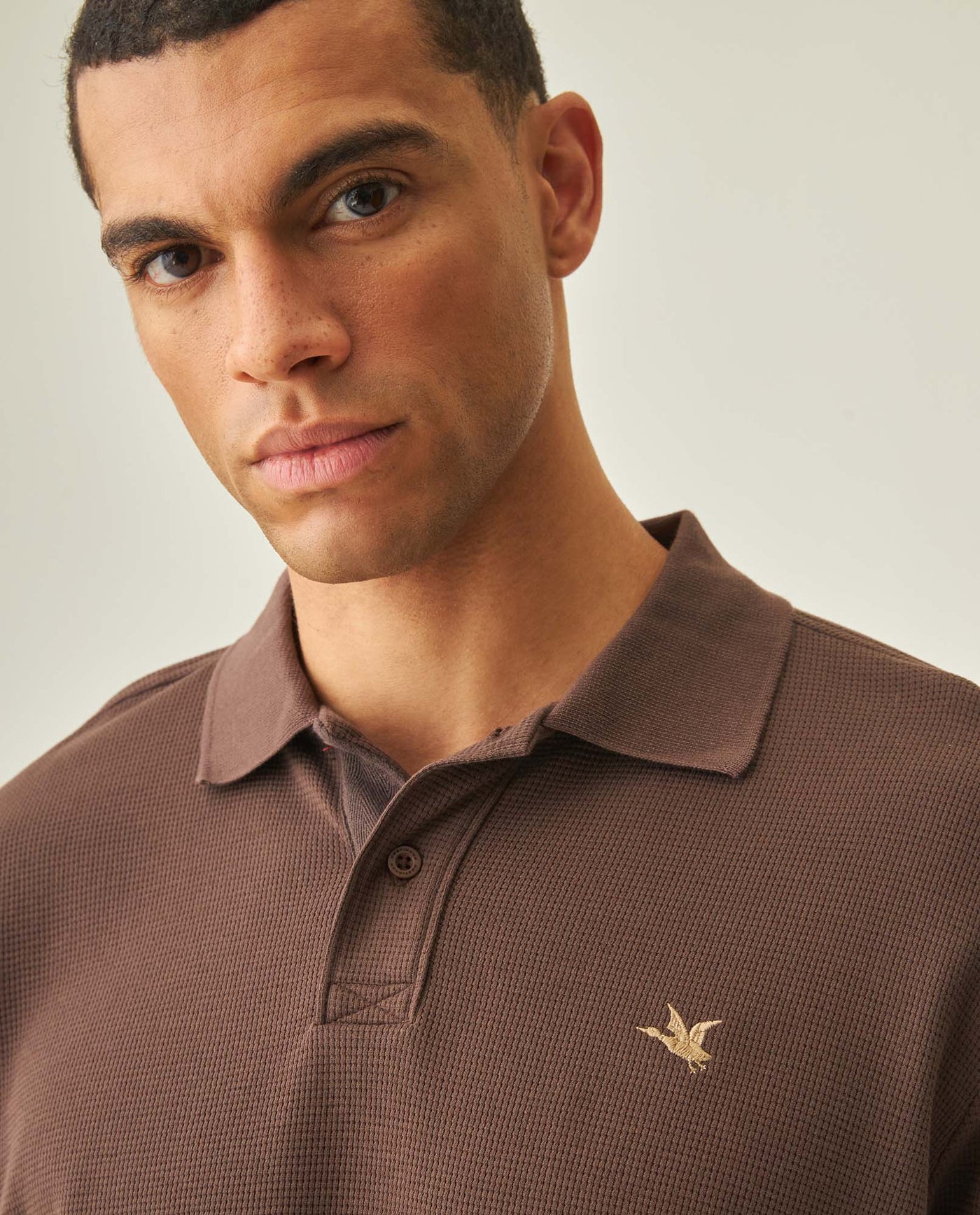 Men´s Regular Polo Shirt - Brown 63_602H009_CAF190916_5