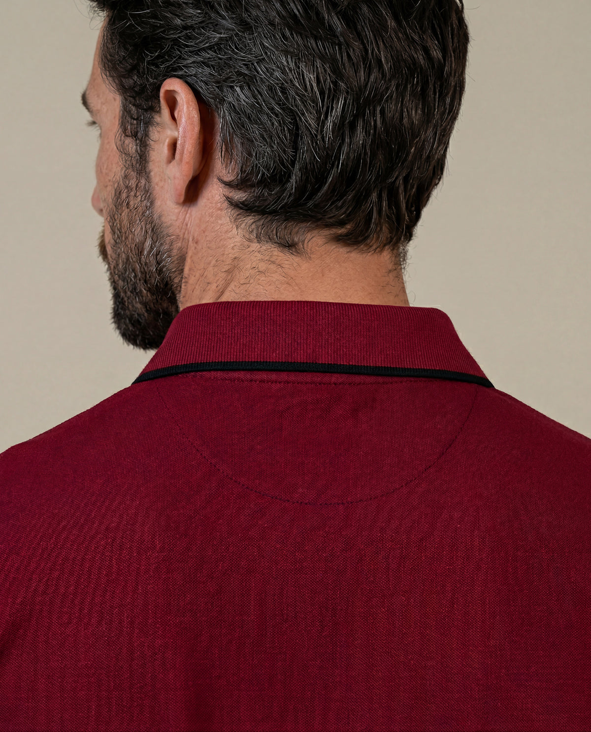 Men´s Cotton Polo Shirt - Red 63_605H109_ROJ191652_7