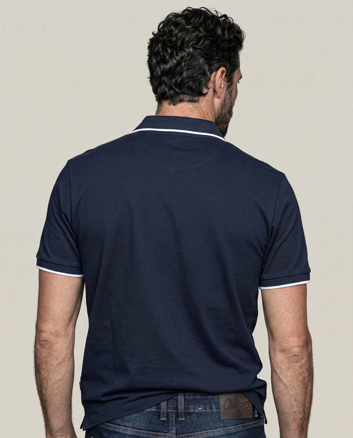 Men's Polo Shirt 605H111 - Blue 63_605H111_AZU153919_6