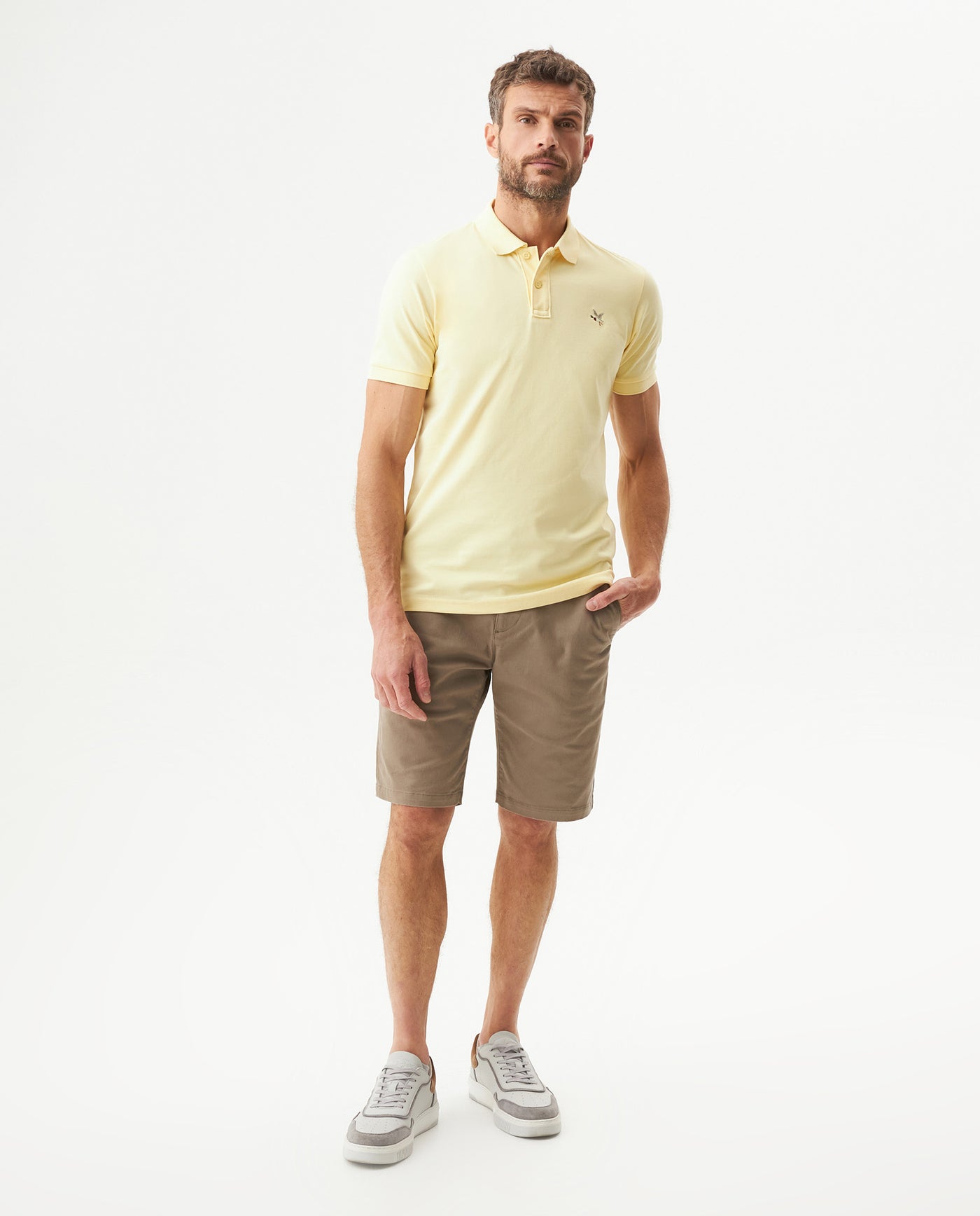 Camiseta Tipo Polo para Hombre - Yellow 63_609G001_AMA110618_4