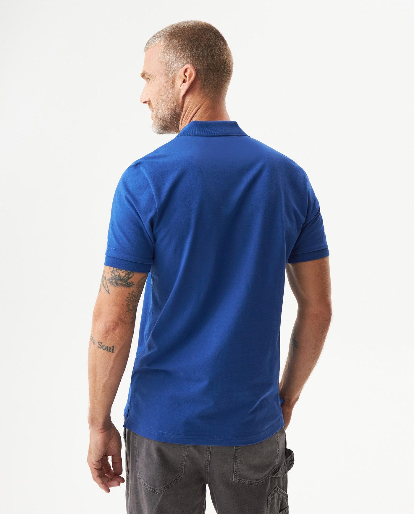 Camiseta Tipo Polo para Hombre - Blue 63_609G001_AZU193953_6