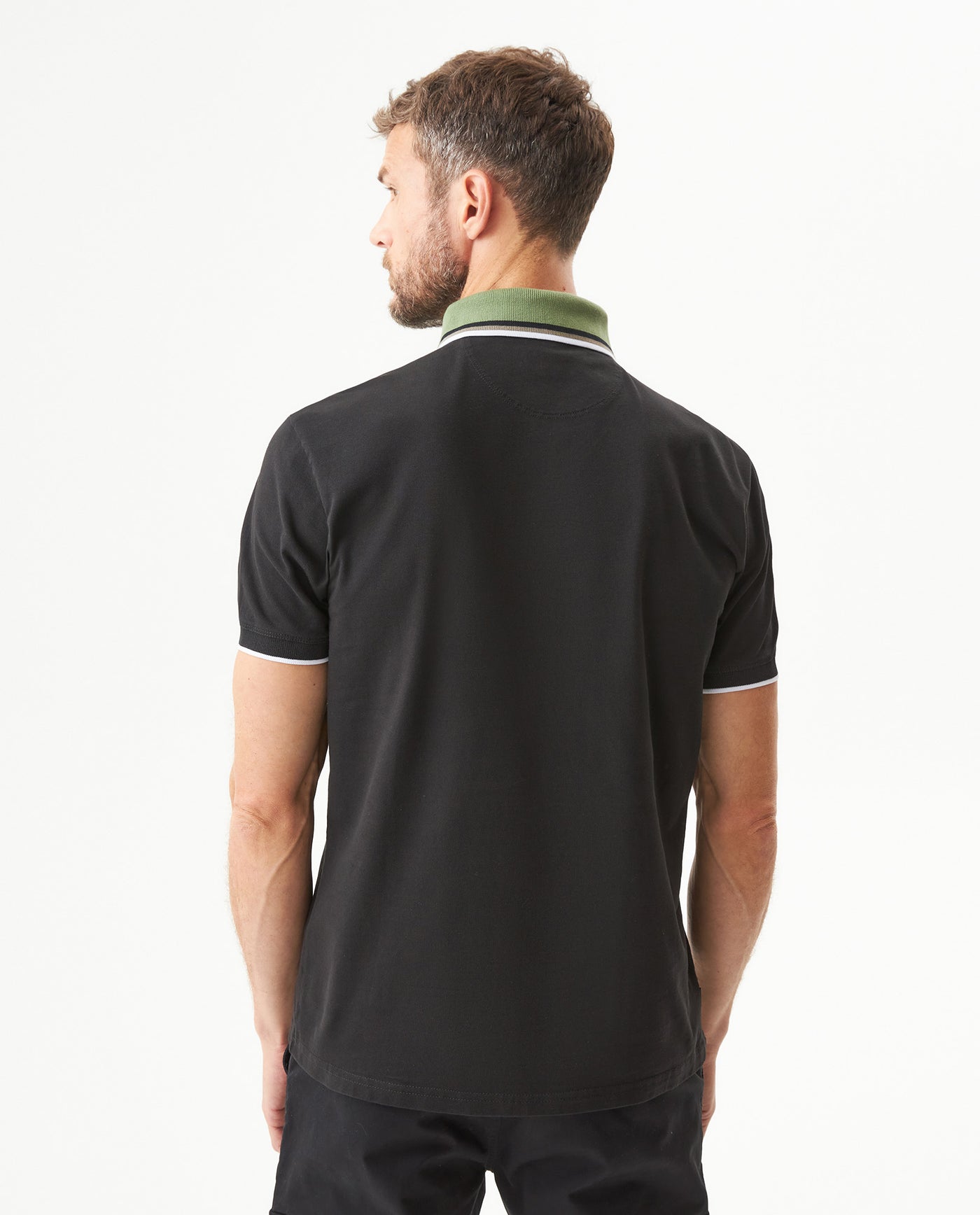Men's Slim Fit Polo Shirt in Cotton Stretch Blend, Horizon 609G003 - 5