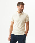 Men's Slim Fit Polo Shirt in Cotton Stretch Blend Weathered