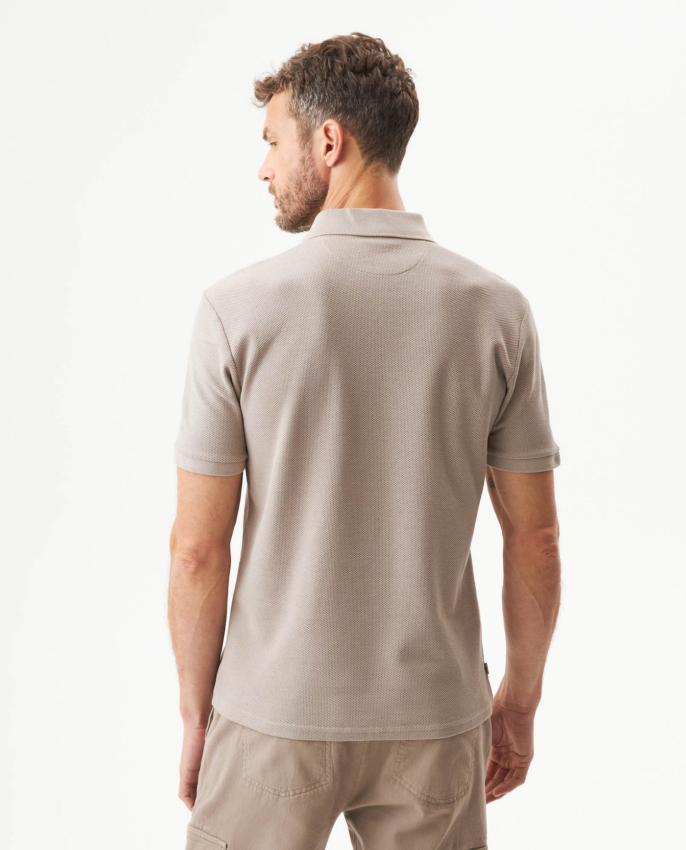 Men's Slim Fit Polo Shirt in Cotton, Maritime 609G008 - 5