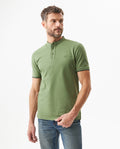 Men's Slim Fit Polo Shirt in Cotton Stretch Blend Coastline